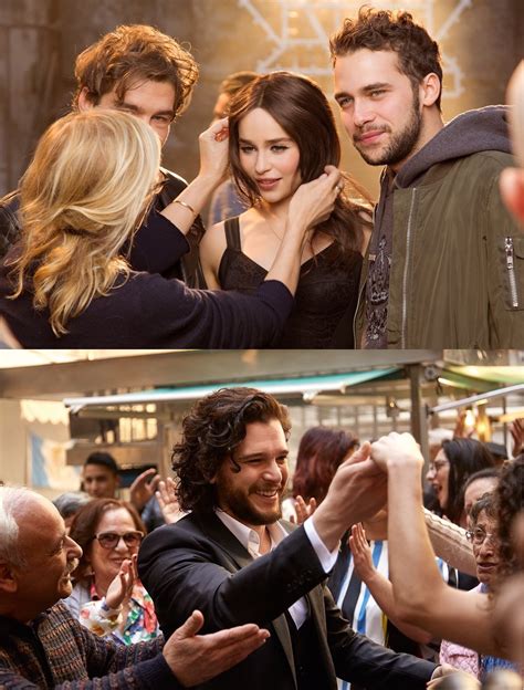 dolce gabbana khaleesi|Kit Harrington & Emilia Clarke Together On Dolce &Gabbana.